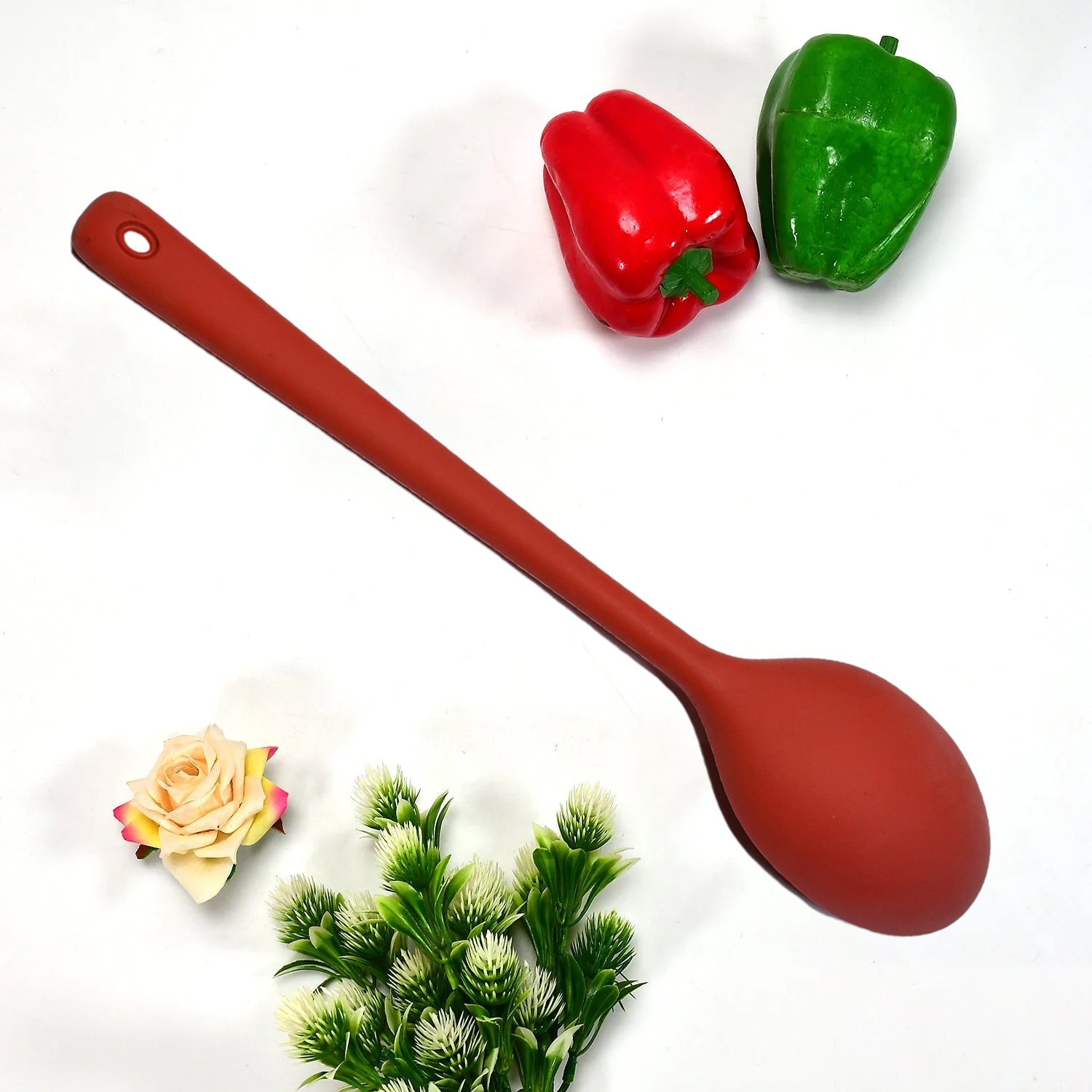 5397 Multi Purpose Heat Resistance Silicone Spatula Turner Non-Stick Silicone Kitchen Tools. DeoDap 5397 Multi Purpose Heat Resistance Silicone Spatula Turner Non-Stick Silicone Kitchen Tools. DeoDap